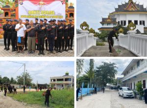 HUT Korps Ke-77, Satbrimob Polda Riau Gelar Bakti Sosial di Tempat Ibadah