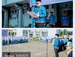 ‘Hardiknas’, Kadisdik Riau Jadi Inspektur Upacara di SMA Negeri 1 Kota Bangkinang