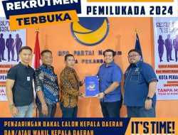 Ambil formulir di partai Nasdem, Bpk H DARNIL S.H pastikan maju Pilwako,Banyak pengurus Partai yang mendukung