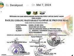 Dipertanyakan Bagholek Godang Digelar Di Pekanbaru, Para Datuok Ingatkan Jangan Diwarnai Politik