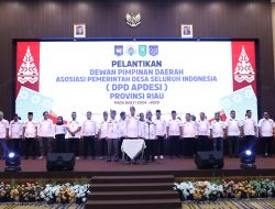 Ketua Umum Dewan Pimpinan Pusat Asosiasi Pemerintah Desa Seluruh Indonesia (Apdesi) H Surta Wijaya, SPd, MSi secara resmi melantik pengurus DPD Apdesi Riau periode 2024-2029 yang diketuai Zulfahrianto, SE.